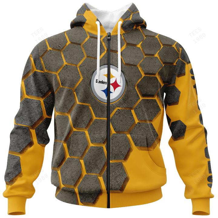 Pittsburgh Steelers Ugly Christmas Sweater - Half View