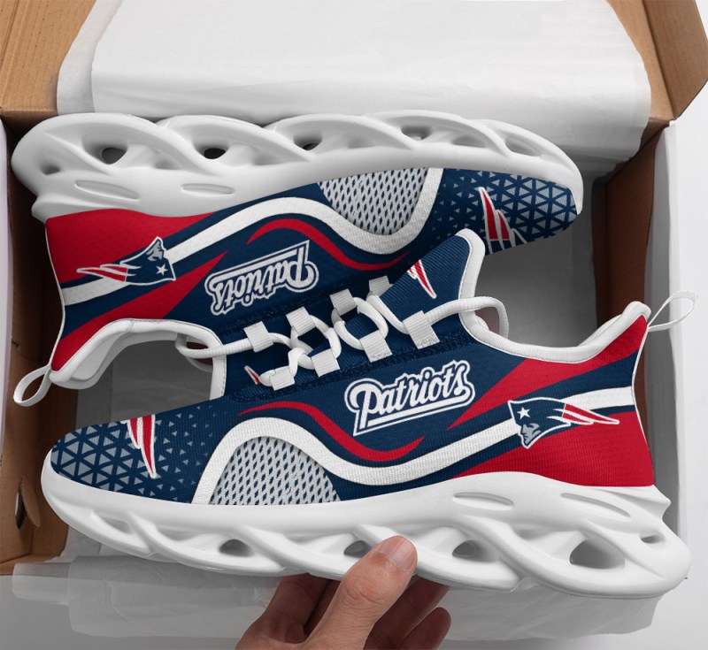 New England Patriots Personalized Yezy Running Sneakers