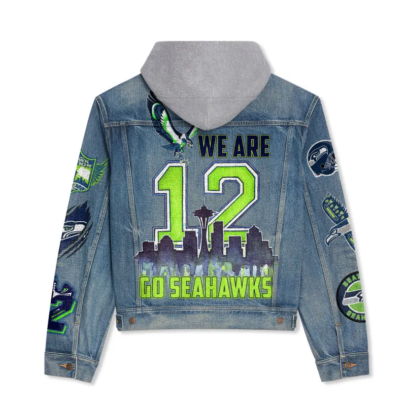 Seattle Seahawks Premium Jacket Back Design
