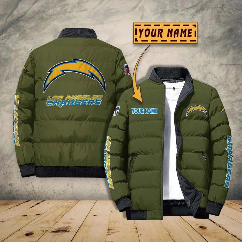 Los Angeles Chargers Puffer Jacket 7