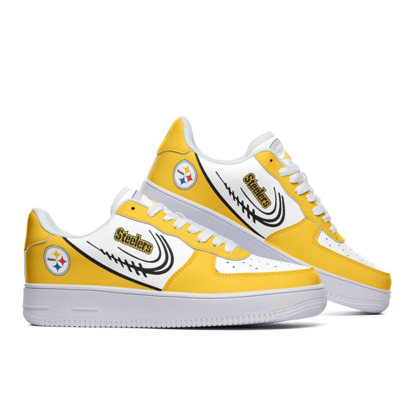 Pittsburgh Steelers AF1 Shoes Side View