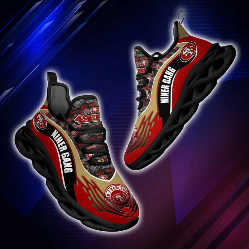 San Francisco 49ers Yezy Running Sneakers