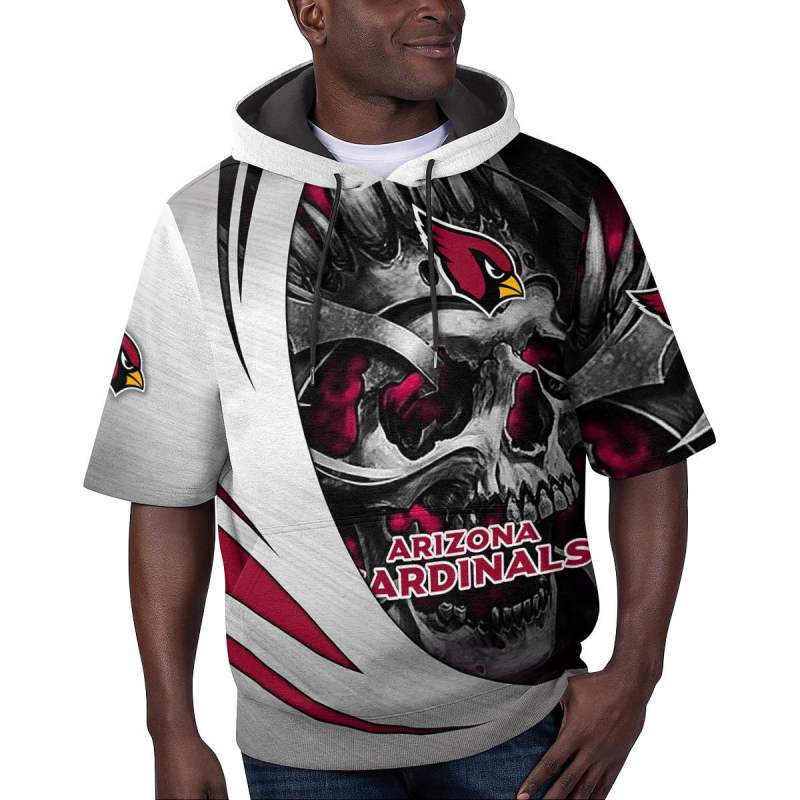 Arizona Cardinals Short Sleeve Hoodie