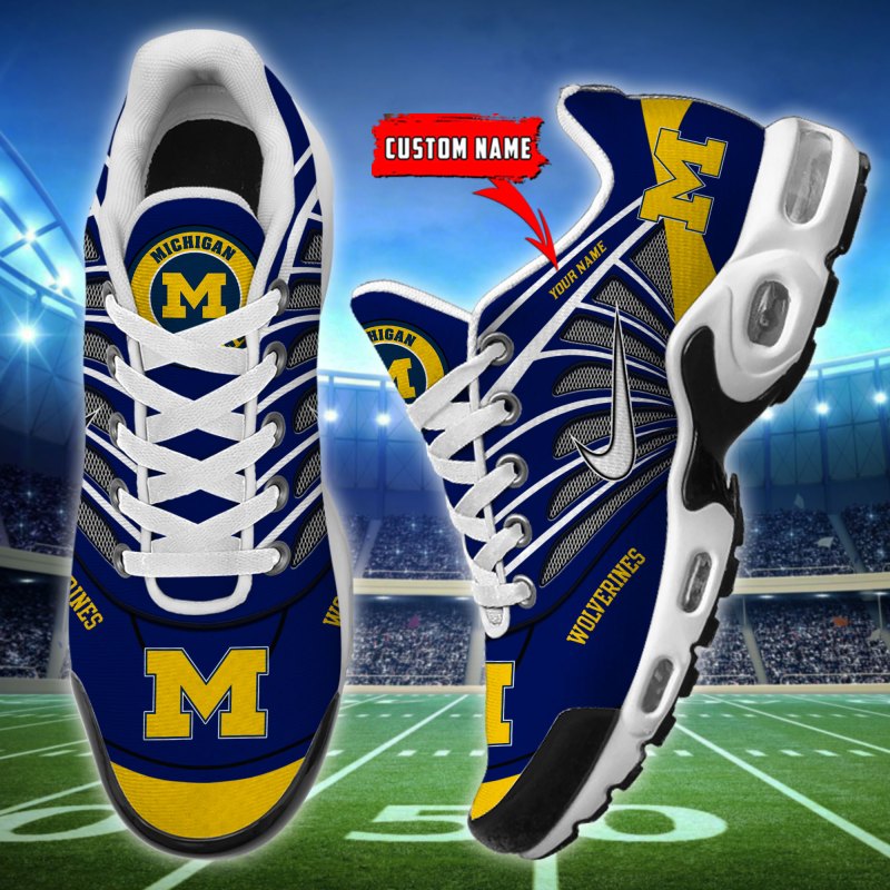 Michigan Wolverines Sneakers Front View
