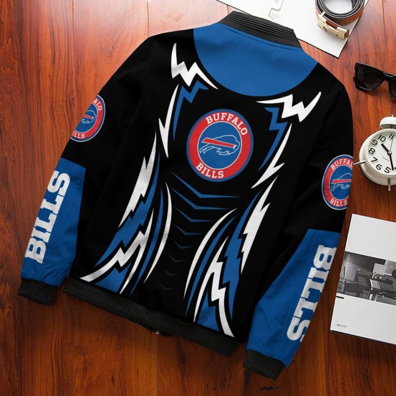 Buffalo Bills Bomber Jacket Back