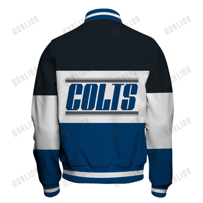 Indianapolis Colts Varsity Jacket Image 3