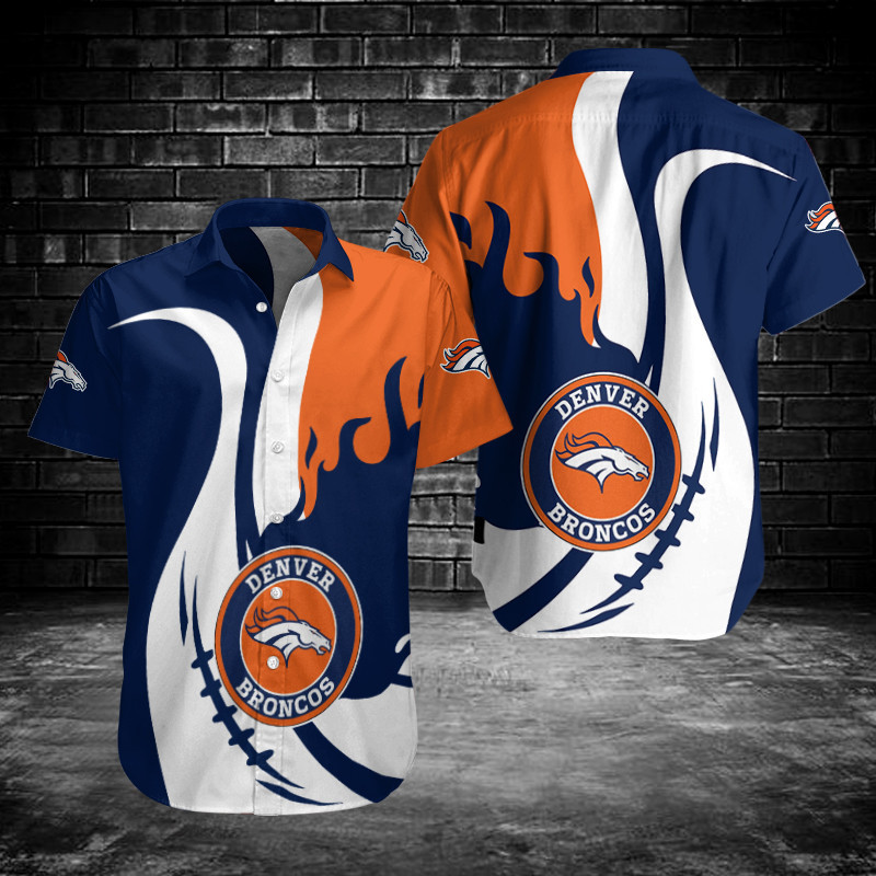 Sizing Chart for Denver Broncos Button Shirt