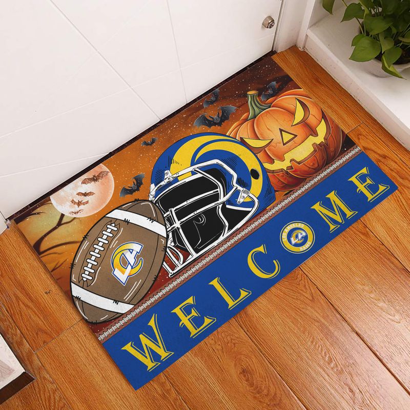 Los Angeles Rams Halloween Doormat