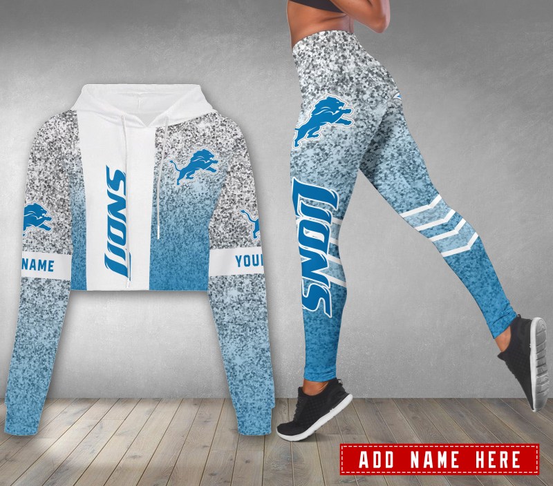 Detroit Lions Croptop Hoodie