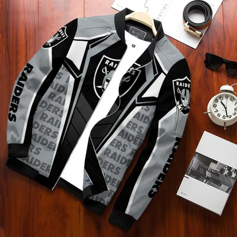 Las Vegas Raiders Bomber Jacket