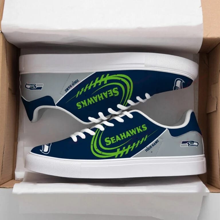 Seattle Seahawks Personalized Sneakers