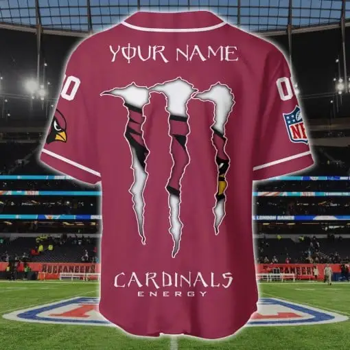 Arizona Cardinals Personalized Baseball Jersey