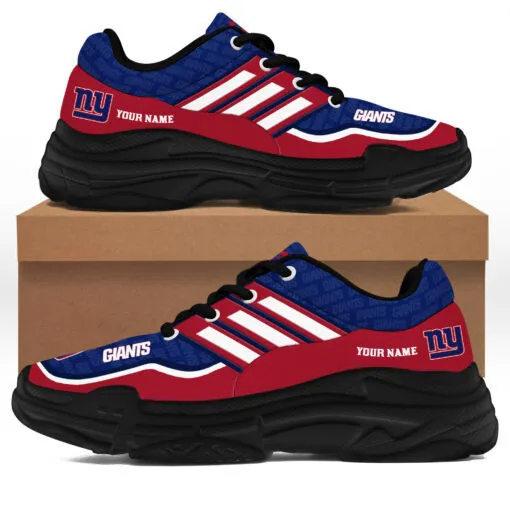 New York Giants Personalized Sneakers