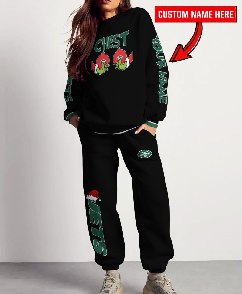 New York Jets Sweatshirt and Sweatpants Christmas Collection