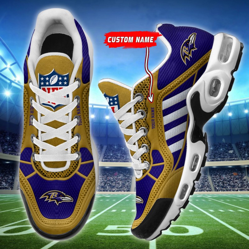 Baltimore Ravens Personalized Sneakers