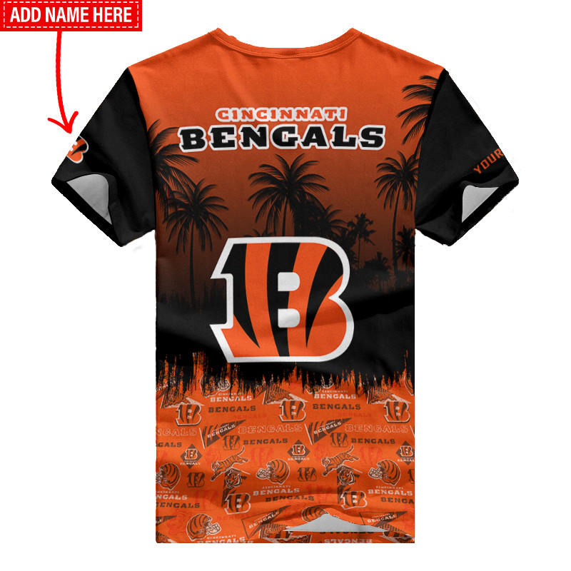 Cincinnati Bengals V-neck T-shirt 3