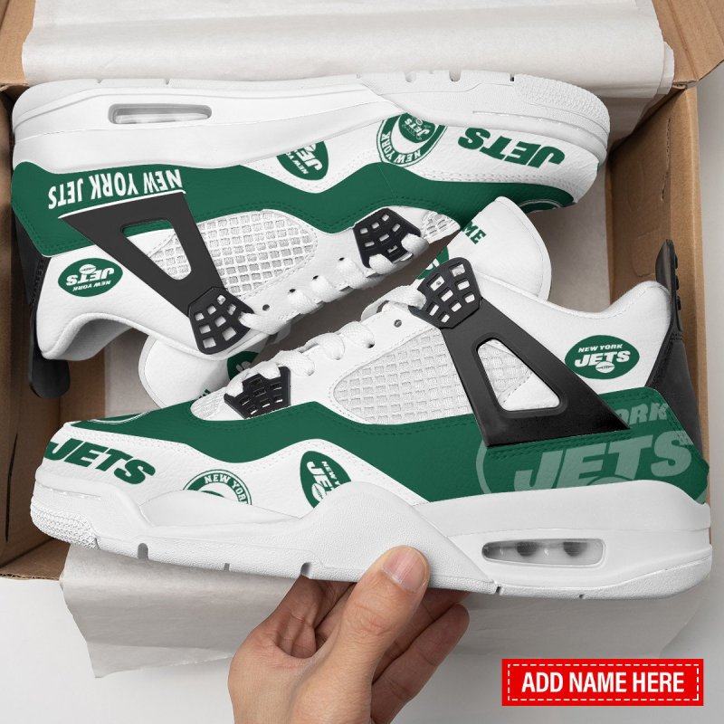 New York Jets AJ4 Sneaker Image 4