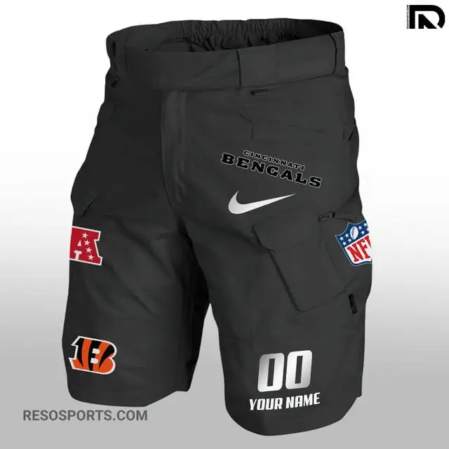 Cincinnati Bengals Front Pockets Shorts