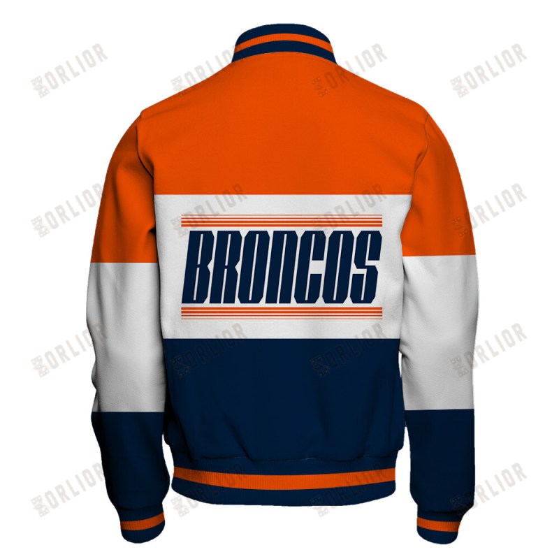 Denver Broncos Varsity Jacket Image 3