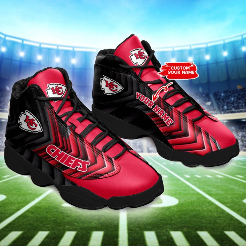 Kansas City Chiefs Personalized AJD13 Sneakers