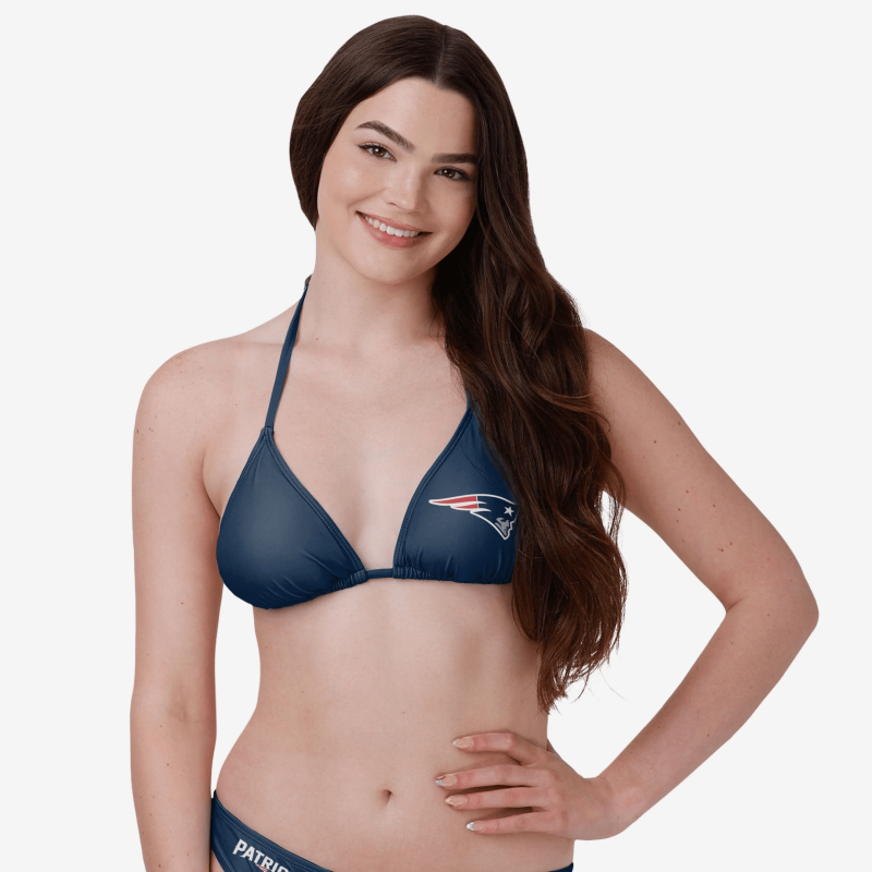 New England Patriots Women's Bikini Front View