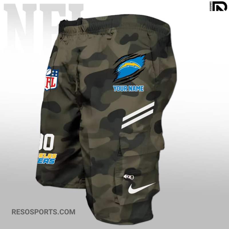 Los Angeles Chargers Multi-Pockets Man Shorts