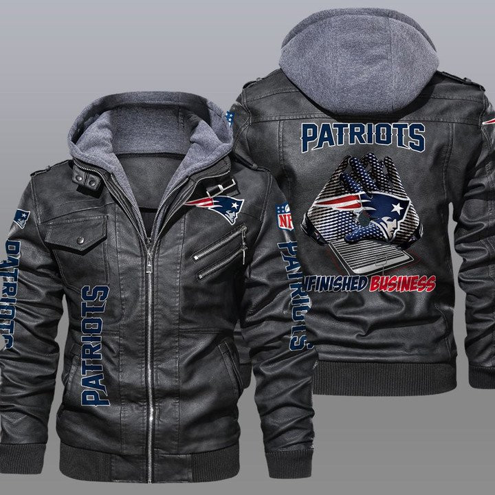 New England Patriots Leather Jacket