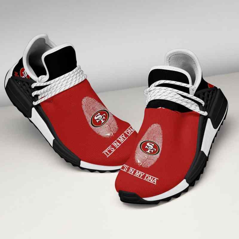 San Francisco 49ers Sneakers Side View
