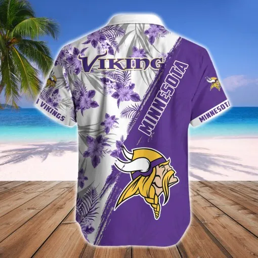 Minnesota Vikings Button Shirt Image 2
