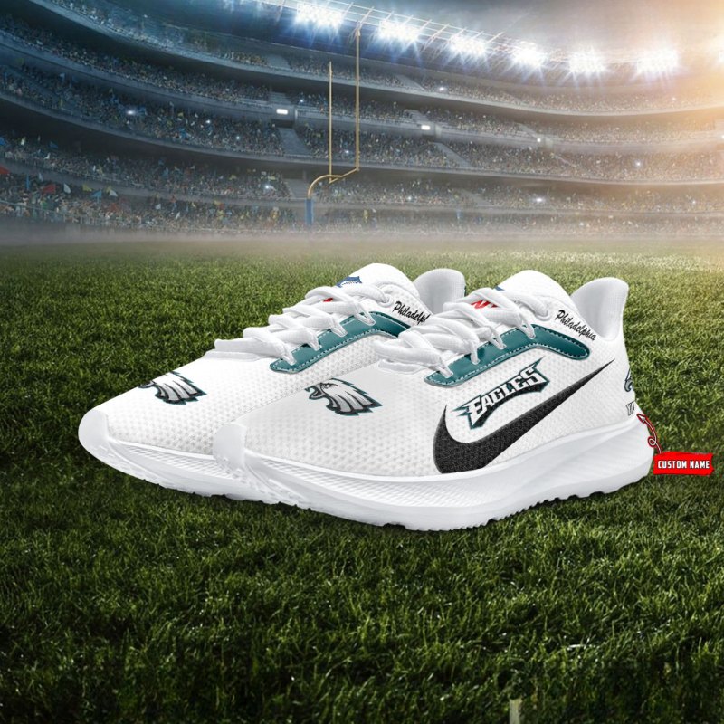 Philadelphia Eagles Lightweight Patch Decor Running Shoes