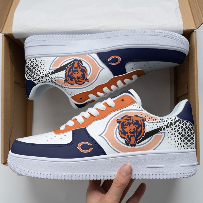 Chicago Bears AF1 Shoes 245 side view