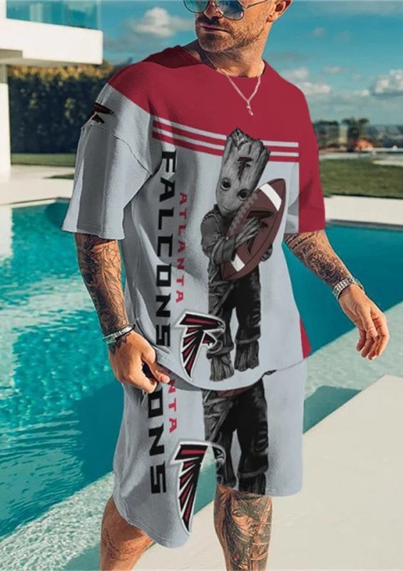 Atlanta Falcons T-shirt and Shorts AZTS231 1 Atlanta Falcons T-Shirt and Shorts AZTS231