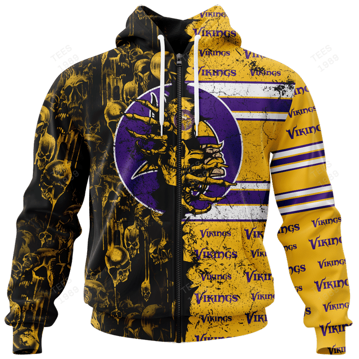 Minnesota Vikings All Over Printed Sweater 7