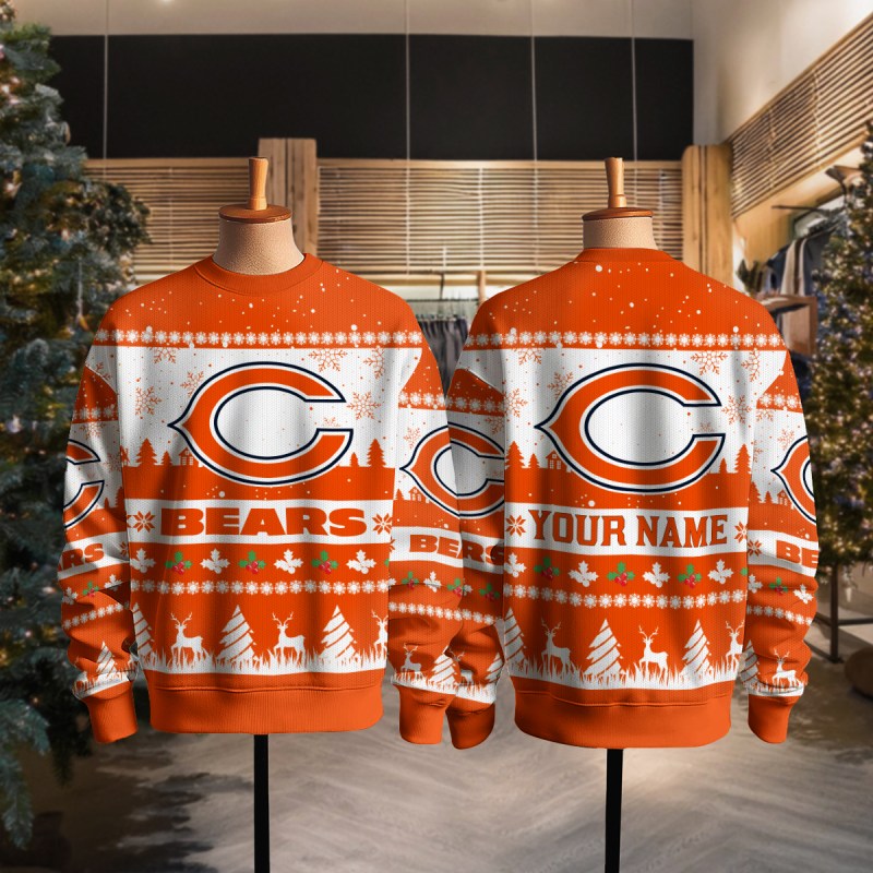 Chicago Bears Ugly Christmas Sweater - MK Full