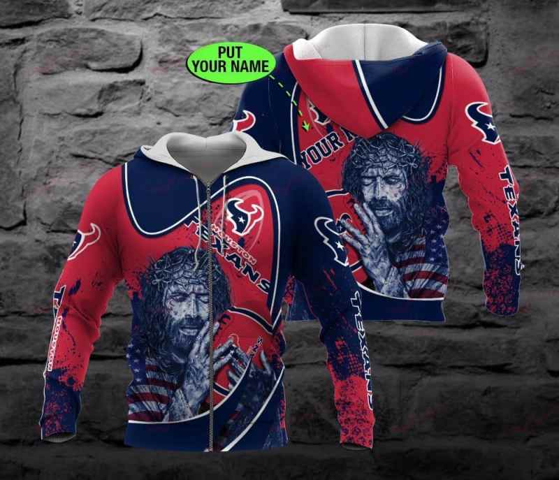 Houston Texans Ugly Christmas Sweater Front View