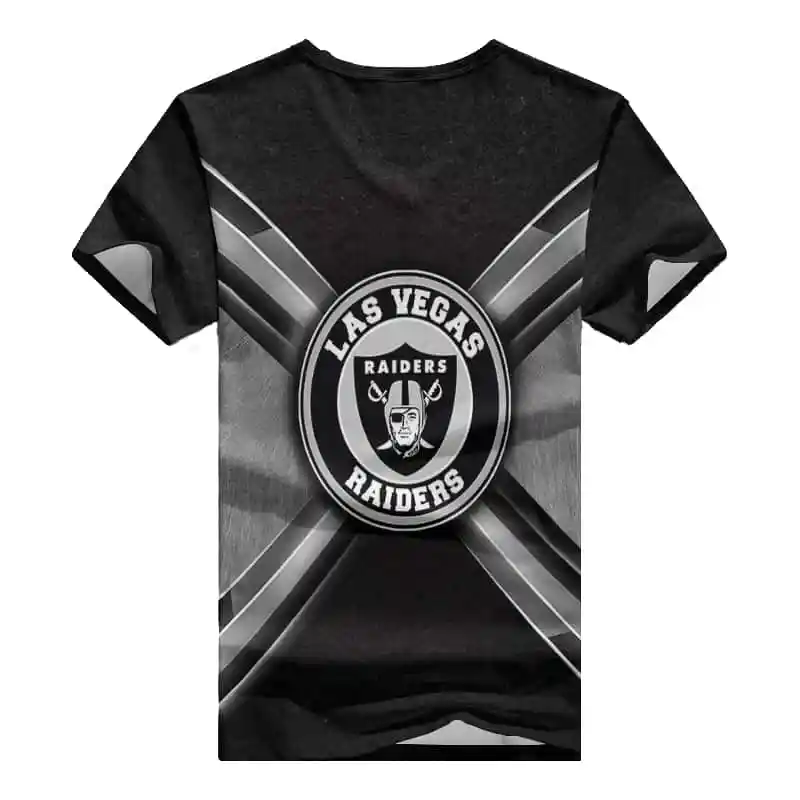 Las Vegas Raiders Women's T-shirt Back View