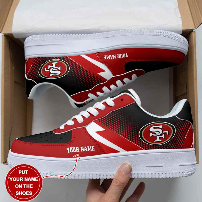 San Francisco 49ers Personalized AF1 Shoes