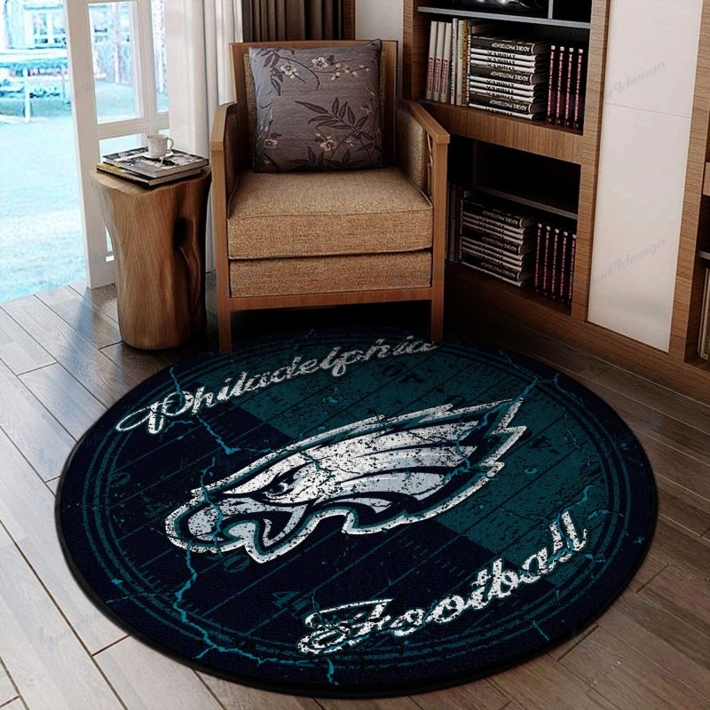Philadelphia Eagles Round Rug 78