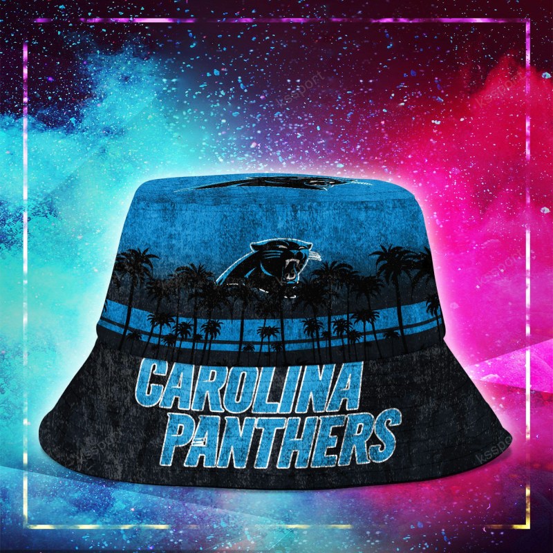 Reversible Carolina Panthers Bucket Hat