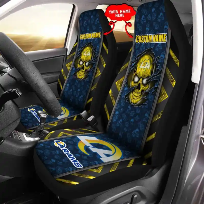 Los Angeles Rams Personalized Car Seat Covers