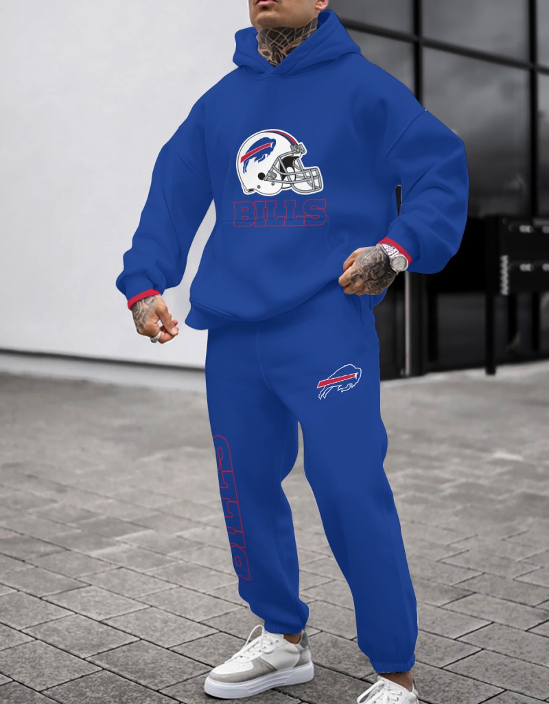 Buffalo Bills Combo Hoodie and Sweatpants Set