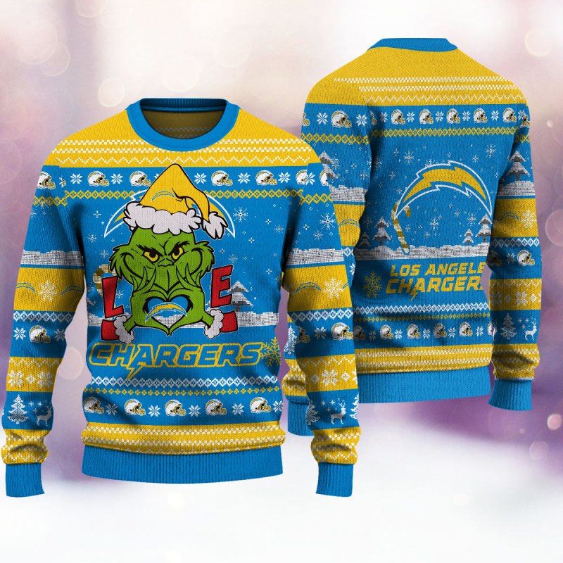 Chargers Ugly Christmas Sweater