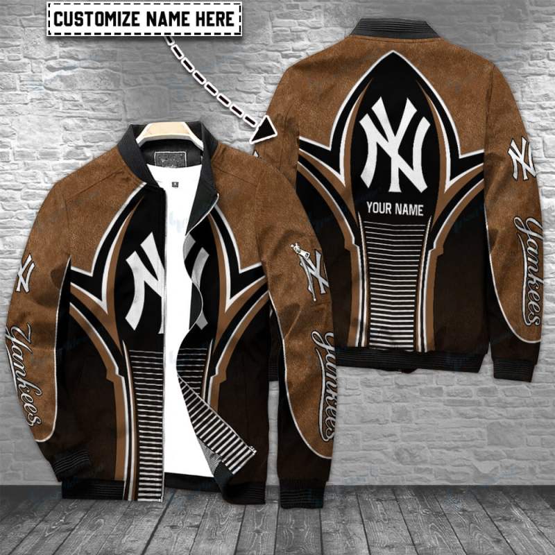 New York Yankees Bomber Jacket Front View