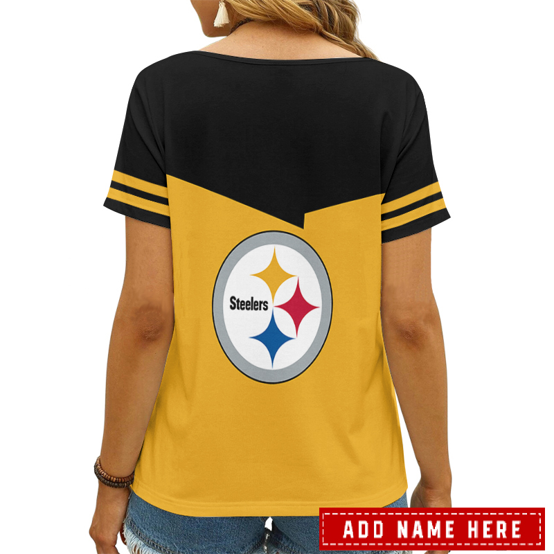 Pittsburgh Steelers V-neck T-shirt - Stylish Design