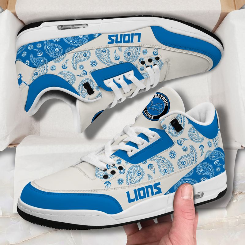 Detroit Lions JD03 Genuine Leather Shoe 1