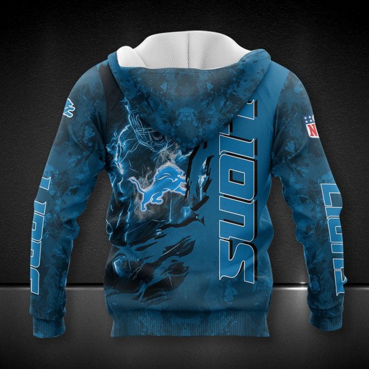Detroit Lions Hoodie Back View