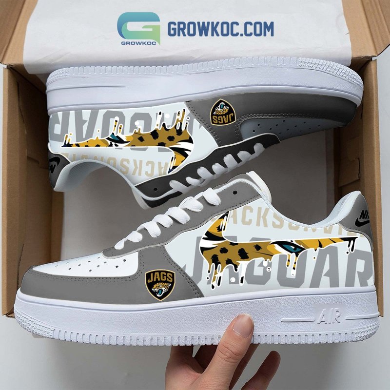 Jacksonville Jaguars Personalized Colorful AF1-1 Shoes