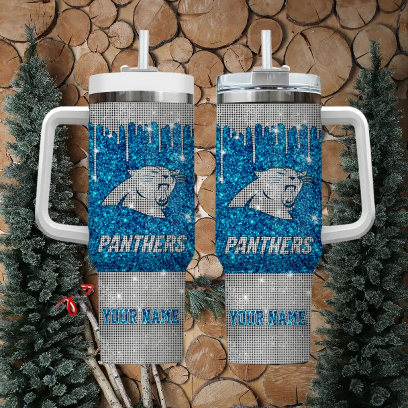 Carolina Panthers Personalized 40oz Stanley Tumbler