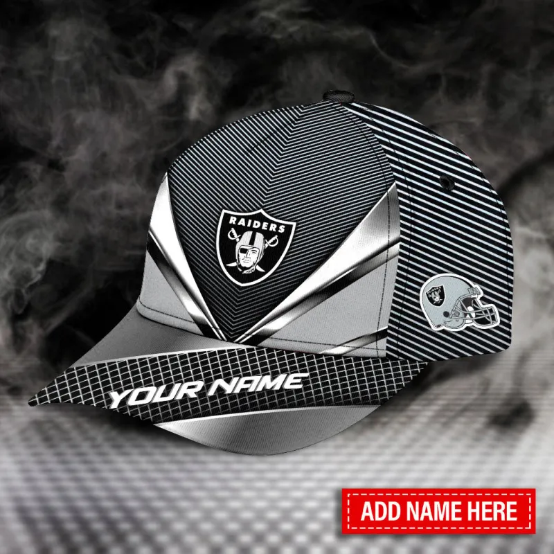 Las Vegas Raiders Personalized Classic Cap Image 2