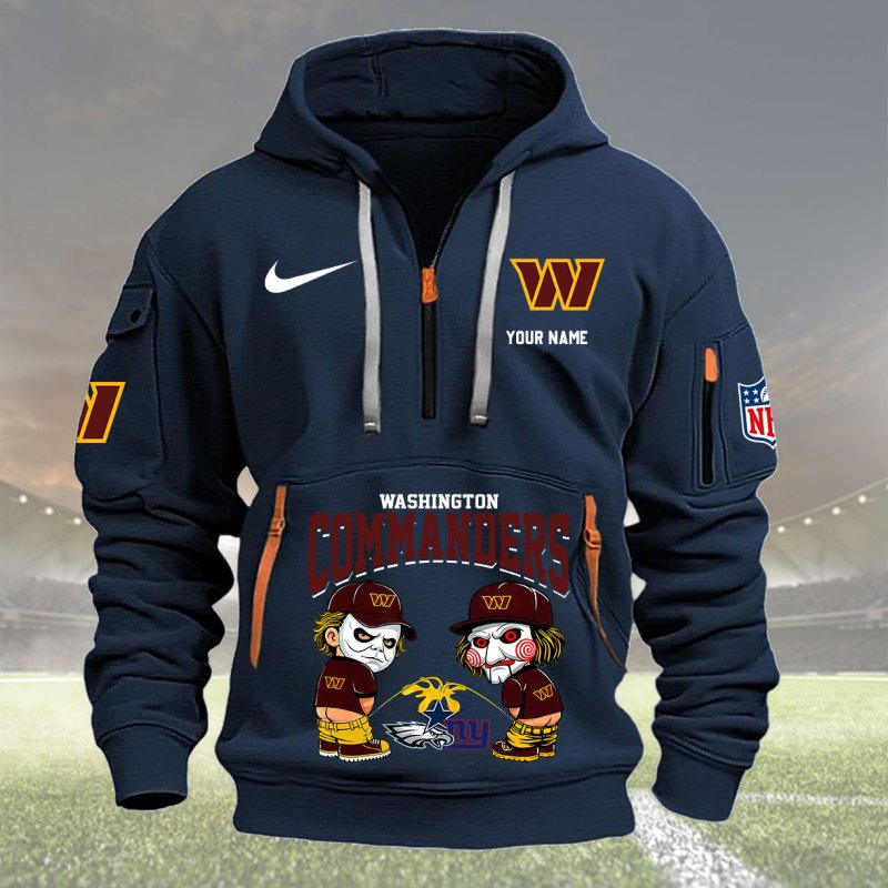 Navy Washington Commanders Hoodie